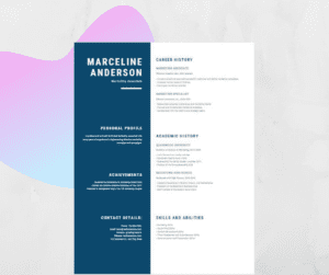 corporate resume template